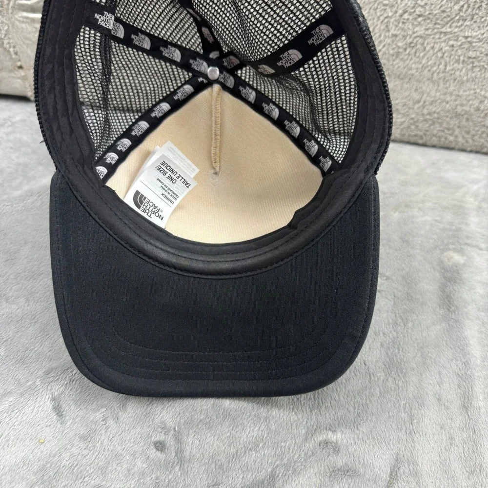 The North Face Trucker Hat Mens OS Black Arizona Trail Summit Hut Mesh Snapback‎